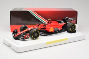 Scuderia Ferrari SF-23 #55 C. Sainz Belgian GP 2023 BBR 1:18 BBR231855C Metal — billede 7 af 7
