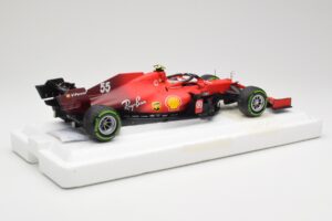 Scuderia Ferrari SF21 #55 C. Sainz Emilia Romagna GP 2021 BBR 1:18 BBR211855 Metal — billede 2 af 7