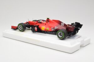 Scuderia Ferrari SF21 #55 C. Sainz Emilia Romagna GP 2021 BBR 1:18 BBR211855 Metal — billede 5 af 7
