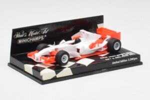 Super Aguri SA06 A. Suzuki F1 2006 Minichamps 1:43 400060224 Metal — billede 3 af 5