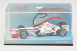 Super Aguri SA05 Honda #22 T. Sato 1st GP Bahrain 2006 Minichamps 1:43 518064322 Metal — billede 4 af 5
