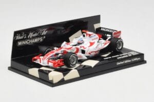 Super Aguri Honda SA06 #22 T. Sato Japanese GP 2006 Minichamps 1:43 400060122 Metal — billede 2 af 5