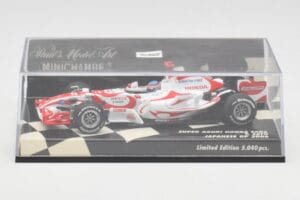 Super Aguri Honda SA06 #22 T. Sato Japanese GP 2006 Minichamps 1:43 400060122 Metal — billede 5 af 5