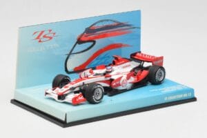 Super Aguri Honda SA07 #22 T. Sato Race Car 2007 Minichamps 1:43 518074322 Metal — billede 2 af 5