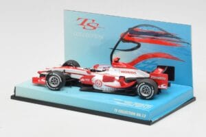 Super Aguri Honda SA07 #22 T. Sato Race Car 2007 Minichamps 1:43 518074322 Metal — billede 3 af 5