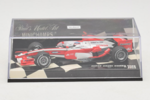 Super Aguri SA08 Honda #18 T. Sato F1 2008 Minichamps 1:43 400080018 Metal — billede 4 af 5