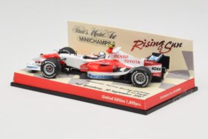 Toyota TF107 #12 J. Trulli Showcar 2007 Minichamps 1:43 403070082 Metal — billede 3 af 5