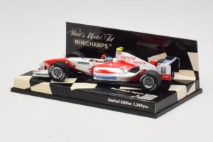 Toyota TF104 Panasonic Racing #0 R. Zonta 3rd Driver 2004 Minichamps 1:43 400040038 Metal — billede 3 af 5