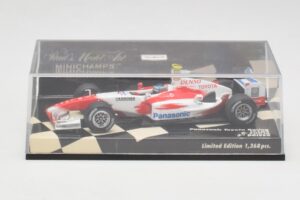 Toyota TF104 Panasonic Racing #0 R. Zonta 3rd Driver 2004 Minichamps 1:43 400040038 Metal — billede 5 af 5