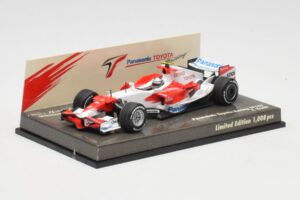 Toyota TF108 Showcar J. Trulli 2008 Minichamps 1:43 AM601297 Metal — billede 2 af 5