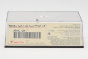 Toyota TF108 Showcar J. Trulli 2008 Minichamps 1:43 AM601297 Metal — billede 4 af 5