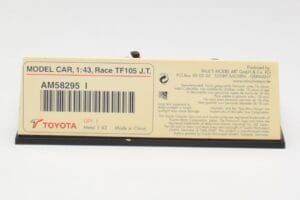 Toyota TF105 #16 J. Trulli F1 2005 Minichamps 1:43 AM58295 Metal — billede 5 af 5