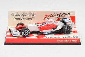 Toyota TF107 #12 J. Trulli F1 2007 Minichamps 1:43 403080081 Metal