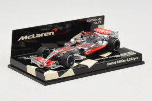 McLaren MP4-22 Mercedes #1 F. Alonso Vodafone McLaren Showcar F1 2007 Minichamps 1:43 530074371 Metal — billede 2 af 5