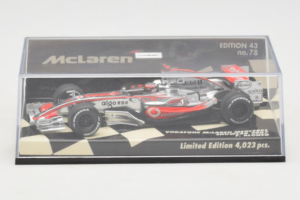 McLaren MP4-22 Mercedes #1 F. Alonso Vodafone McLaren Showcar F1 2007 Minichamps 1:43 530074371 Metal — billede 4 af 5