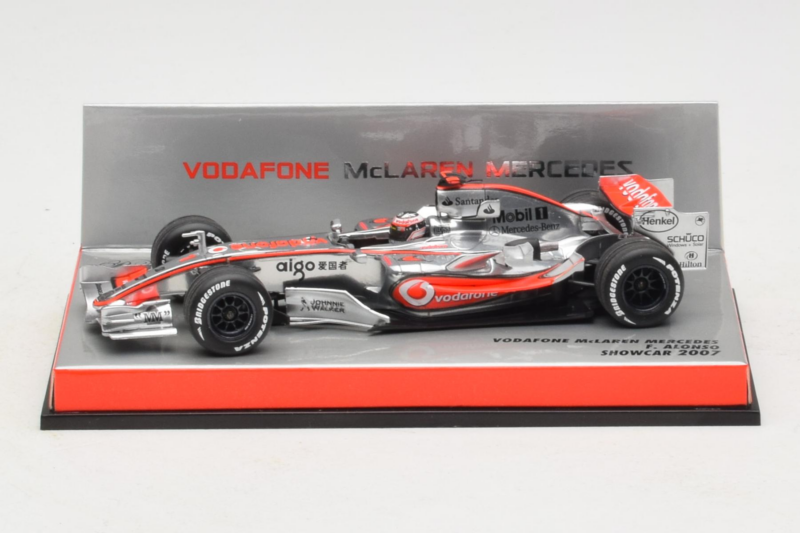 McLaren MP4-22 Mercedes #1 F. Alonso Vodafone McLaren Showcar F1 2007 Minichamps 1:43 533074371 Metal