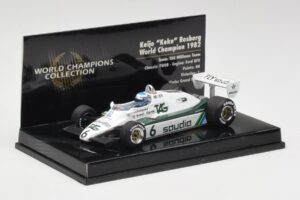 Williams FW08 #6 K. Rosberg F1 World Champion 1982 Minichamps 1:43 436820106 Metal — billede 3 af 4