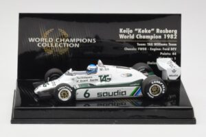 Williams FW08 #6 K. Rosberg F1 World Champion 1982 Minichamps 1:43 436820106 Metal