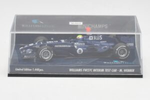 Williams FW27C BMW #7 M. Webber Test Car F1 2005 Minichamps 1:43 400050109 Metal — billede 5 af 5