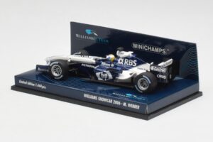 Williams FW28 M. Webber Showcar F1 2006 Minichamps 1:43 400060079 Metal — billede 3 af 5