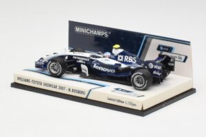 Williams FW29 N. Rosberg F1 Showcar 2007 Minichamps 1:43 400070086 Metal — billede 2 af 5