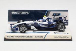 Williams FW29 N. Rosberg F1 Showcar 2007 Minichamps 1:43 400070086 Metal