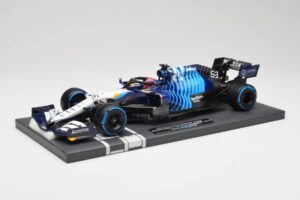 Williams FW43B Mercedes #63 G. Russell Belgian GP 2021 Minichamps 1:18 117211363 Resin — billede 2 af 7