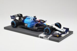 Williams FW43B Mercedes #63 G. Russell Belgian GP 2021 Minichamps 1:18 117211363 Resin — billede 4 af 7