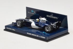 Williams FW28 Cosworth #10 N. Rosberg Williams F1 Team Showcar 2006 Minichamps 1:43 400060080 Metal — billede 3 af 5
