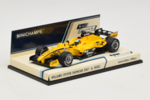Williams FW29 Toyota A. Wurz Williams F1 Team Showcar 2007 Minichamps 1:43 400070087 Metal — billede 2 af 5