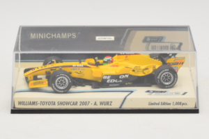 Williams FW29 Toyota A. Wurz Williams F1 Team Showcar 2007 Minichamps 1:43 400070087 Metal — billede 4 af 5