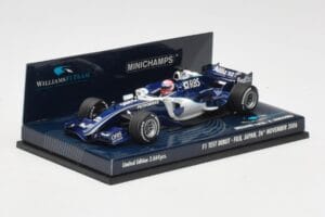 Williams FW28 Toyota K. Nakajima F1 Test Debut 2006 Minichamps 1:43 400060135 Metal — billede 2 af 6