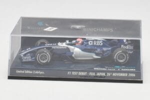 Williams FW28 Toyota K. Nakajima F1 Test Debut 2006 Minichamps 1:43 400060135 Metal — billede 6 af 6