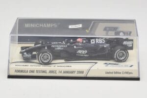 Williams Toyota FW29B K. Nakajima Jerez Test 14 Januar 2008 Minichamps 1:43 400080108 Metal — billede 5 af 5