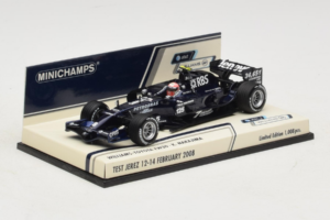 Williams FW30 Toyota #8 K. Nakajima Test Jerez Feb 2008 Minichamps 1:43 400080208 Metal — billede 2 af 5