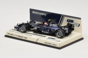 Williams FW30 Toyota #8 K. Nakajima Test Jerez Feb 2008 Minichamps 1:43 400080208 Metal — billede 3 af 5