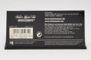 Dallara F301 Mugen Honda T. Sato Macau GP Winner 2001 Minichamps 1:43 518014306 Metal — billede 4 af 5