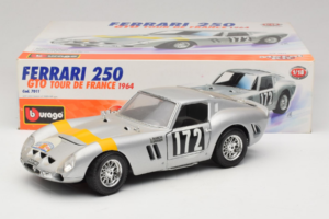Ferrari 250 GTO #172 Tour de France 1964 Bburago 1:18 7011 Metal — billede 8 af 8