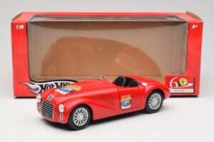 Ferrari 166 MM Barchetta Rød Hot Wheels 1:18 B6054 Metal — billede 8 af 8