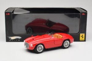 Ferrari 166 MM Rød Hot Wheels 1:18 L2989 Metal — billede 8 af 8