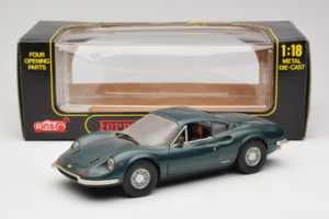 Ferrari 246 GT Dino Grøn Anson 1:18 30359 Metal — billede 8 af 8