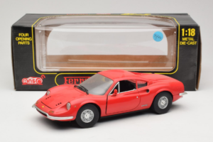 Ferrari Dino 246 GT Rød Anson 1:18 303597 Metal — billede 8 af 8