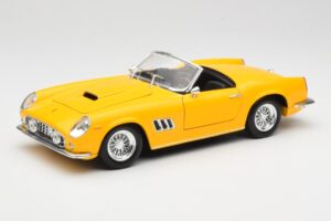 Ferrari 250 GT California Spider Gul Hot Wheels 1:18 23905 Metal