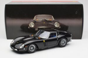 Ferrari 250 GTO Sort Kyosho 1:18 08431BK Metal — billede 8 af 8