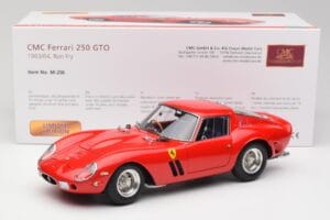 Ferrari 250 GTO London Show Rød CMC 1:18 M-256 Metal — billede 6 af 6