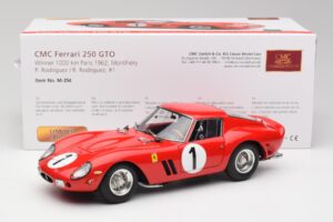 Ferrari 250 GTO #1 P. Rodriguez / W. Mairesse Paris 1000km 1962 CMC 1:18 M-254 Metal — billede 6 af 6