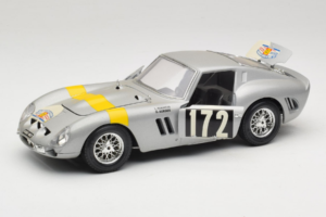 Ferrari 250 GTO #172 L. Bianchi / G. Berger Tour de France 1962 Sølv Begrænset Udgave Bburago 1:18 3011-S1 Metal — billede 2 af 8