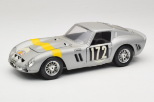Ferrari 250 GTO #172 L. Bianchi / G. Berger Tour de France 1962 Sølv Begrænset Udgave Bburago 1:18 3011-S1 Metal