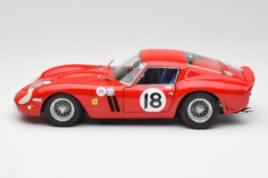 Ferrari 250 GTO #18 P. Rodriguez Daytona Continental 3 Hours Winner 1963 Kyosho 1:18 08438F Metal — billede 4 af 8