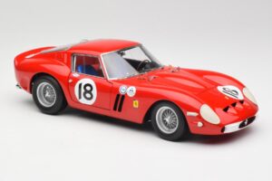 Ferrari 250 GTO #18 P. Rodriguez Daytona Continental 3 Hours Winner 1963 Kyosho 1:18 08438F Metal — billede 6 af 8